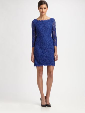 Diane Von Furstenberg Zarita Lace Dress - Lyst