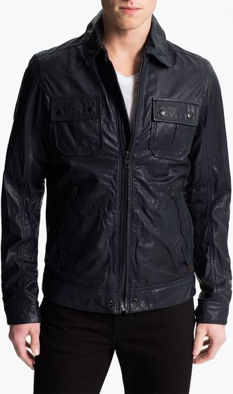 Diesel Lordid Leather Jacket - Lyst