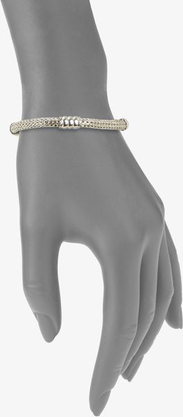 John Hardy Sterling Silver Woven Bracelet - Lyst