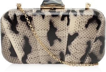 Kotur Boulet Snakeskin Clutch - Lyst