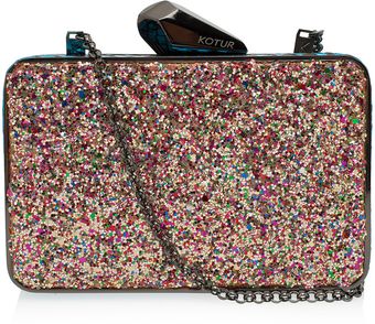 Kotur Joret Glitter Clutch Bag - Lyst