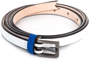 Meredith Wendell Slim Leather Belt - Lyst