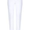Missoni Plain Pants in White (red) - Lyst