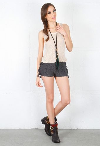Nightcap Clothing Fringe Short  - Lyst