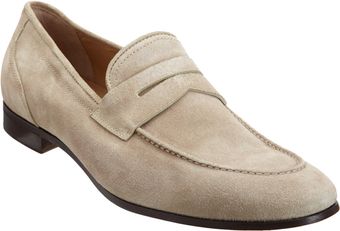 Barneys New York Apron Toe Penny Loafer - Lyst