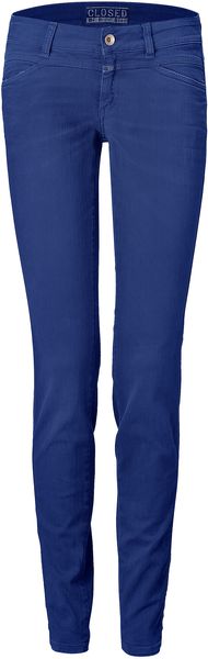 Closed Sardinian Blue Pedal Star Skinny Jeans - Lyst