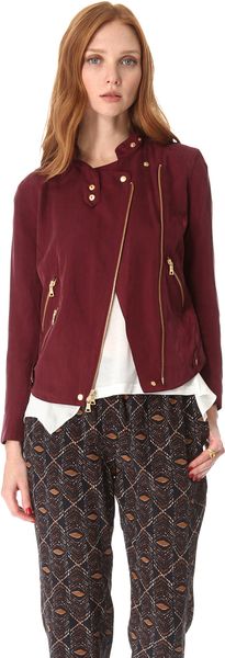Club Monaco Elsa Moto Jacket - Lyst