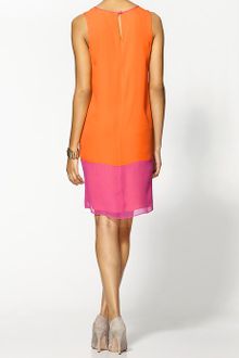 Erin Fetherston Color Blocked Shift Dress - Lyst