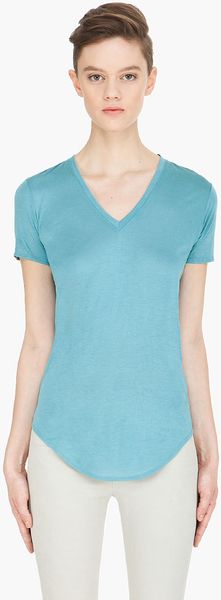 Helmut Teal Kinetic Jersey Tshirt - Lyst