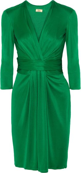 Issa Ruched Silkjersey Dress - Lyst