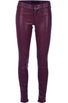 J Brand Super Skinny Coated Jean - Lyst