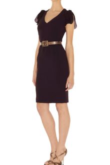 Karen Millen 40s Draped Dress - Lyst