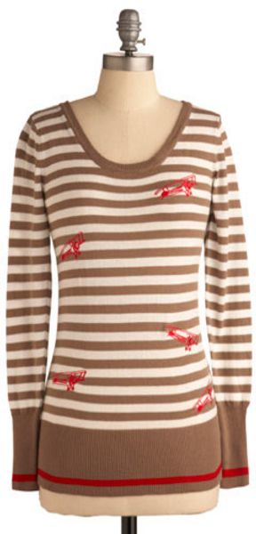 ModCloth Plane and Simple Sweater - Lyst
