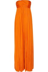 Alexander McQueen Strapless Stretchsatin Jersey Jumpsuit
