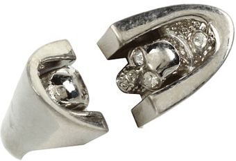 Alexander McQueen Skull Ring Decovolu - Lyst
