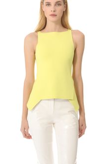 Alexander Wang Double Face Peplum Top - Lyst