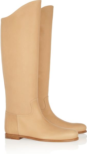 Bottega Veneta Leather Knee Boots - Lyst