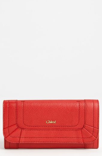 Chloé Paraty Leather Wallet - Lyst