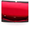 Diane Von Furstenberg Black Woven Raffia Carolina Lips Clutch in Black - Lyst