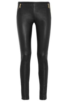 Emilio Pucci Stretch-Leather Legging-Style Pants - Lyst