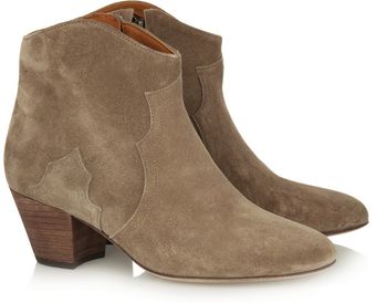 Isabel Marant Suede Ankle Boots - Lyst