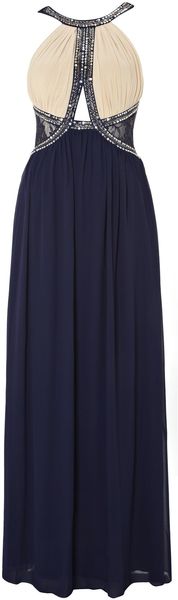 Little Mistress New Cut Out Maxi Dress - Lyst