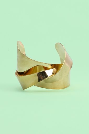 Nasty Gal Twisted Metal Cuff - Lyst