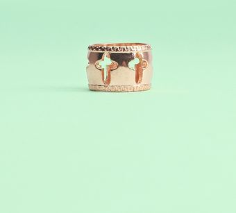 Nasty Gal Crossed Out Ring - Lyst