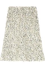 Nina Ricci Sequined Tweed Skirt