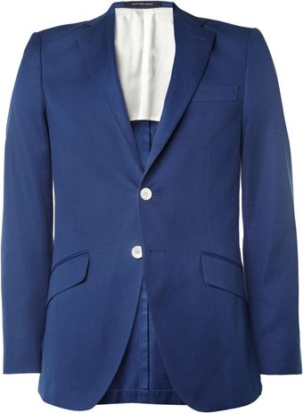 Richard James Seishin Slim Fit Cotton Suit Jacket - Lyst