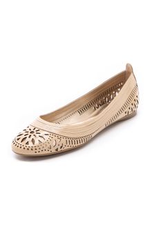 Belle By Sigerson Morrison Laser Cut Ballet Flats - Lyst