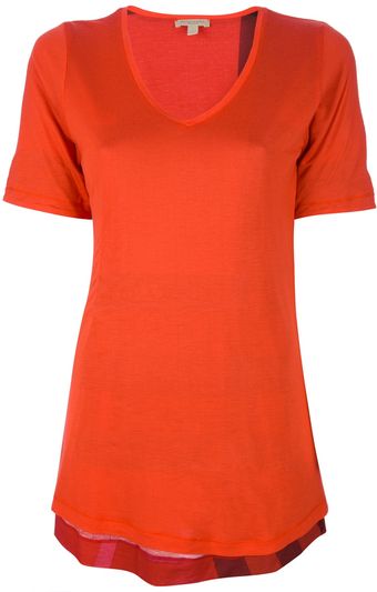 Burberry Brit Vneck Tshirt - Lyst