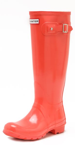 Hunter Hunter Gloss Rain Boots - Lyst