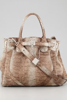 Rachel Zoe Deux Snake Embossed Tote Bag - Lyst