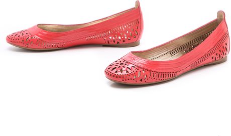 laser cut ballet flats