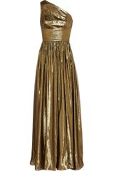 Michael Kors Metallic Silkblend Gown