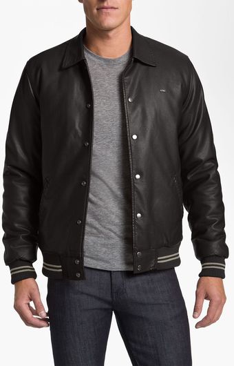 Obey Classic Varsity Jacket - Lyst