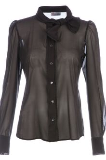 RED Valentino Pussy Bow Blouse - Lyst