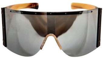 Rick Owens Shiny Buffalo Horn Sunglasses - Lyst