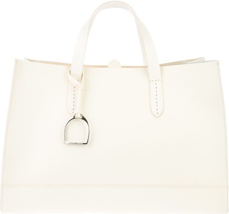 ralph lauren tote bag white