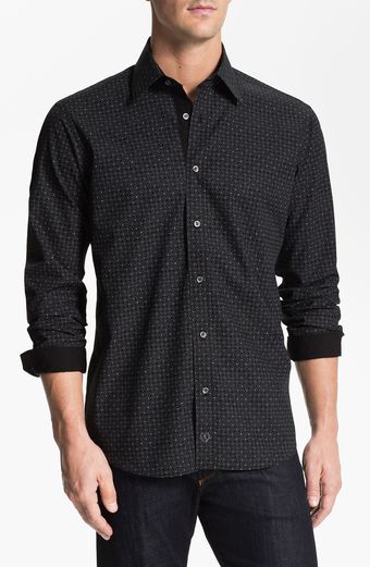Bugatchi Uomo Classic Fit Sport Shirt - Lyst