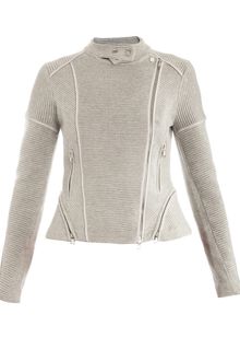 3.1 Phillip Lim Ottoman Motorcycle Jacket - Lyst