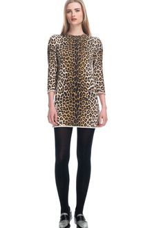 3.1 Phillip Lim Leopard French Terry Sculpted Dress - Lyst