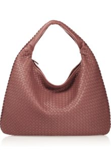 Bottega Veneta Maxi Veneta Intrecciato Leather Shoulder Bag - Lyst