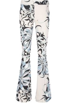 Emilio Pucci Flared Print Trouser - Lyst