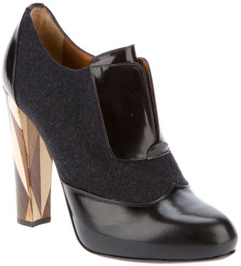 Fendi Colour Block Shoe Boot - Lyst