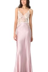 Jenny Packham Lace Silk Nightgown