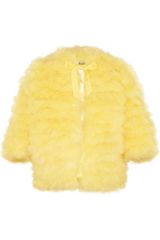Meadham Kirchhoff Louise Marabou Feather Jacket