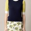 Kenzo Cashmere Blockknit Sweater in Blue (navy) - Lyst