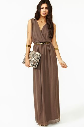 Nasty Gal Empress Spike Maxi Dress - Lyst